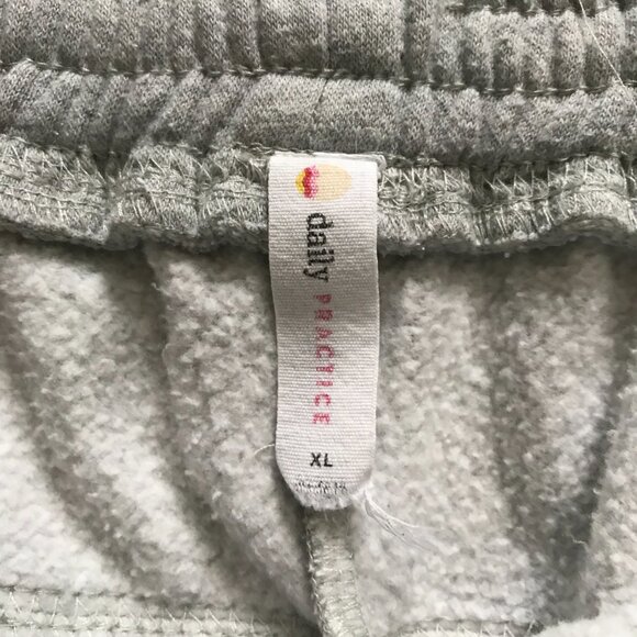 Anthropologie Daily Practice Zola Sweatpants Joggers Womens XL Gray Cotton Pants - Picture 7 of 12